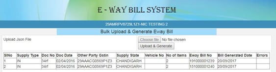 How to Use Bulk Generation Facility on the E-way Bill Portal