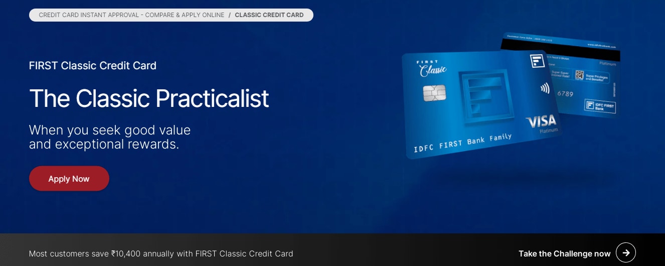 IDFC First Classic Credit Card