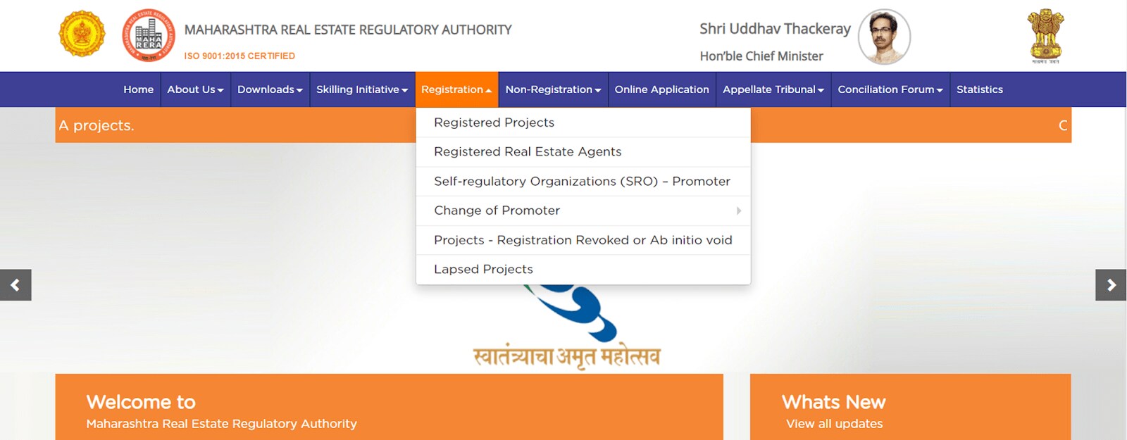 Steps to check MahaRERA Registered Projects