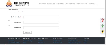 UP Traffic Police Challan - उत्तर प्रदेश ट्रैफिक पुलिस चालान