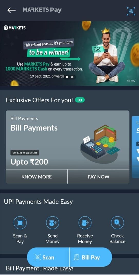 UPI Payments Exclusive Offers