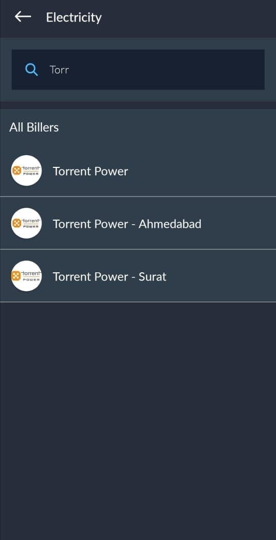 Torrent Power Electricity Bill Payment