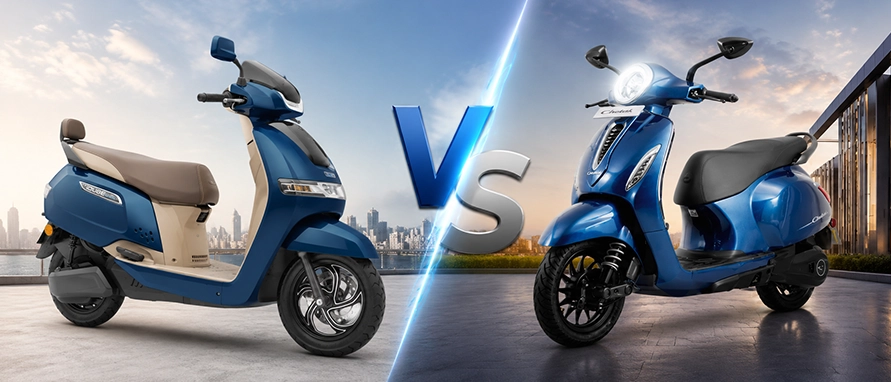 TVS Iqube vs Bajaj Chetak