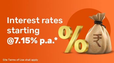 Interest rate starting @7.15% p.a.