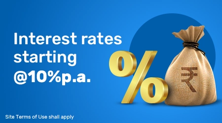 Interest rates starting @10% p.a.