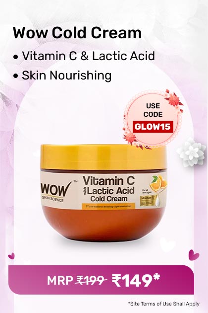 Wow Vitamin C with Lactic Acid Cold Cream - 100 Ml