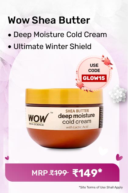 Wow Shea Butter Deep Moisture Cold Cream - 100 Ml