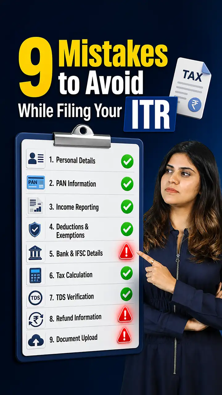 9 Mistakes to Avoid While Filing your ITR