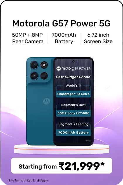 Motorola G57 Power 5g (corsair, 128 Gb) (8 Gb Ram)