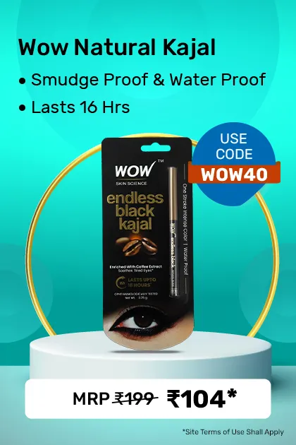 Wow Endless Black Natural Kajal