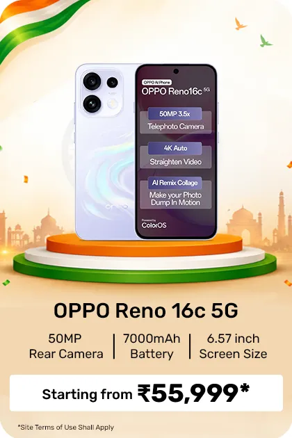 Oppo Reno 16c 5g Smartphone, 12gb Ram, 256gb Storage - Stellar Purple
