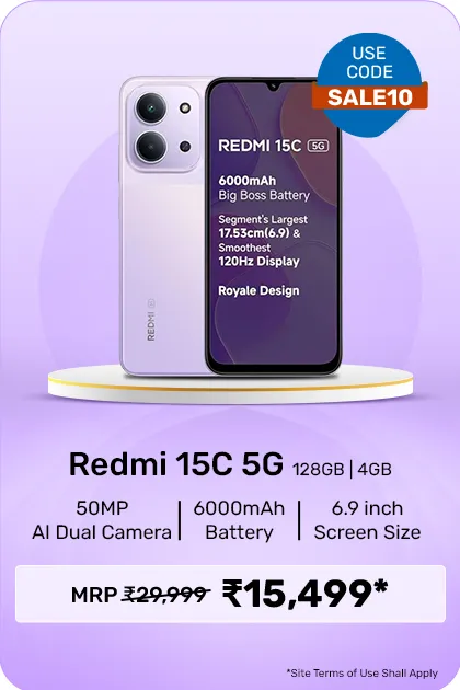 REDMI 15C 5G Dusk Purple 4GB + 128GB