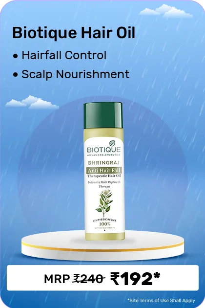 Biotique Bhringraj Anti Hair Fall Therapeutic Hair Oil 120ml