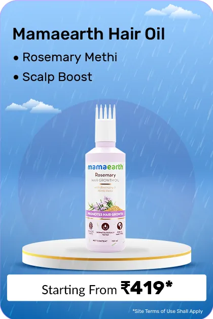Mamaearth Rosemary Hair Growth Oil with Rosemary and Methi Dana (150ml)
