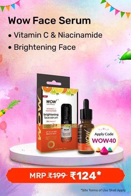 Wow Vitamin C & Niacinamide Brightening Face Serum - 10 Ml - Clearance Sale