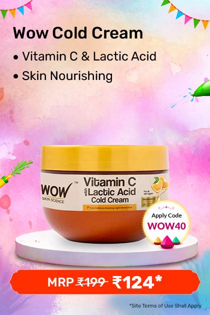 Wow Vitamin C with Lactic Acid Cold Cream - 100 Ml