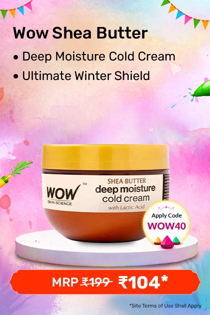 Wow Shea Butter Deep Moisture Cold Cream - 100 Ml