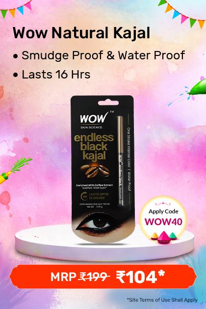 Wow Endless Black Natural Kajal