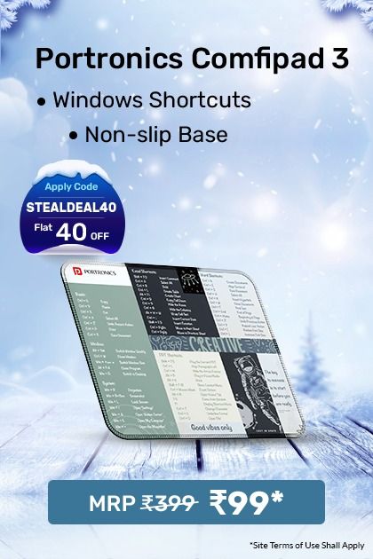 Portronics Comfipad 3