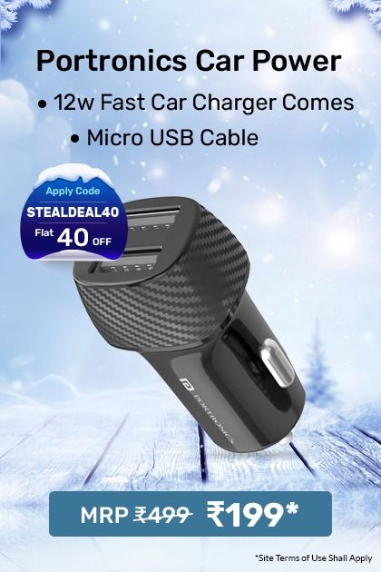 Portronics Car Power